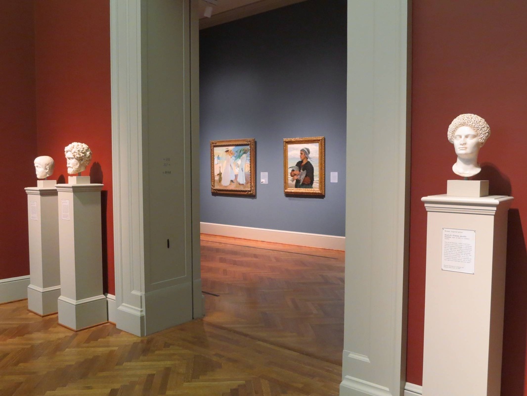 View from Ancient to European galleries, St. Louis Art Museum